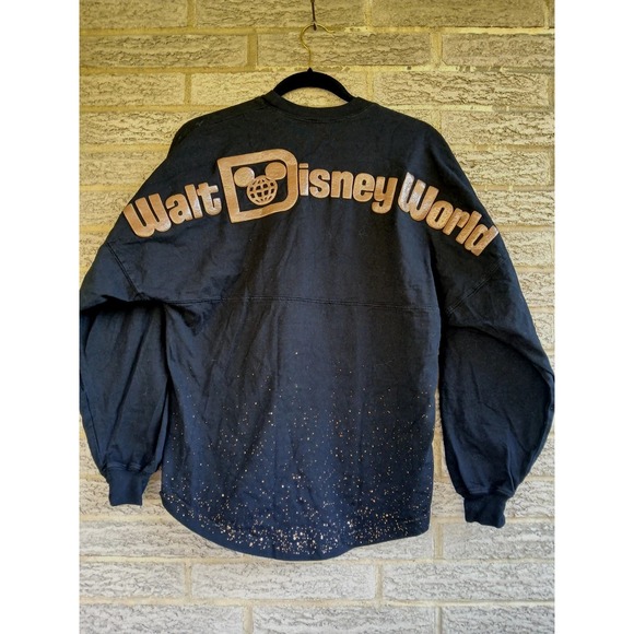 Women's Walt Disney World Belle Of The Ball Spirit Jersey Sz Xs Bronze Glitter - Picture 1 of 6